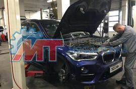 Замена рычагов и техническое обслуживание на BMW X1