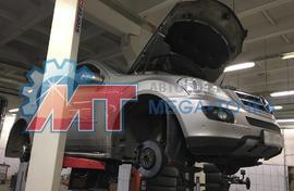 Ремонт подвески и замена сайлентблоков подрамника Mercedes ML W164